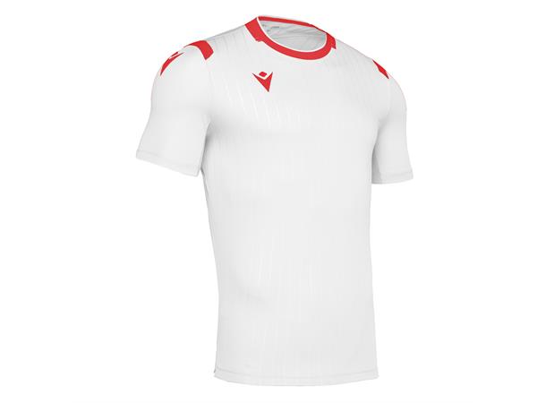 Alhena Shirt Shortsleeve WHT/RED L Utgående modell 