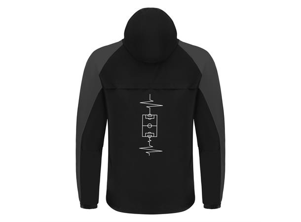 CK Fotball Alps SORT Regnjakke 