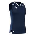 Lily Eco Sleeveless Shirt NAV/WHT 3XS Teknisk kamp og treningsdrakt - Dame