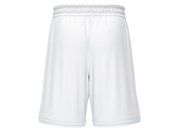 Kansas Basket Eco Shorts WHT 3XL Teknisk basketshorts - Unisex 